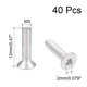 thumbnail image 2 of Tornillos de cabeza plana M3x12mm, tornillo hexagonal interno, sujetadores de acero inoxidable 304, 40 piezas, 2 of 3