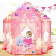 thumbnail image 3 of Princess Castle Play Tent Girls Party Niños Cumpleaños interior y exterior Playhouse Rosado, 3 of 8