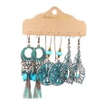 thumbnail image 2 of 3Pairs Fashion Drop Dangle Earrings Set Hoop Earrings Set for Birthday Party Style E, 2 of 8