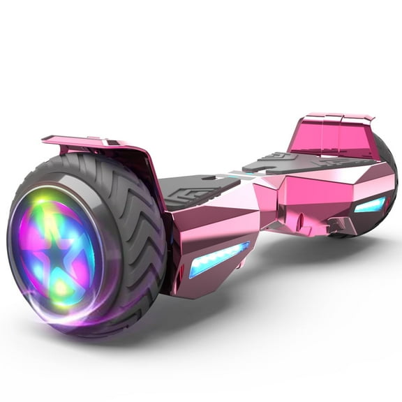 Tcdjtc Flash Wheel Hoverboard 6" Bluetooth Speaker with LED Light Self Balancing Wheel Electric Scooter