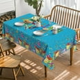 thumbnail image 2 of Birthday Tablecloth 60x120 Inch Rectangular, Happy Birthday Ballon White Washable Seasonal Table Cover for Party Picnic Dinner Decor, 2 of 6
