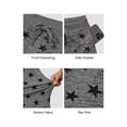 thumbnail image 6 of ValueVibe Athletic Shorts for Women with Pockets Drawstring Elastic Yoga Shorts Star Print Workout Casual Shorts, Dark Gray S, 6 of 8