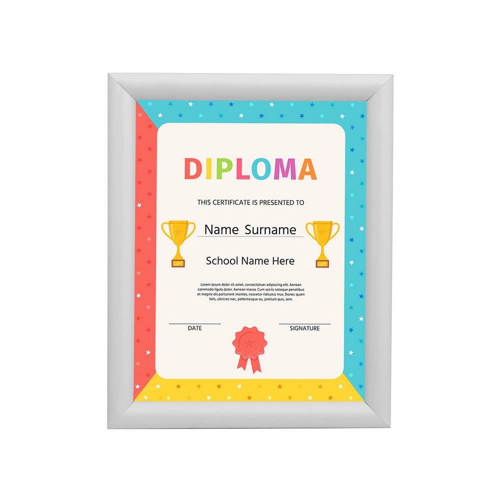 Display Frame Poster Frame 8.5"x11", Aluminum Poster Frame, Picture