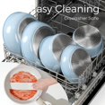 thumbnail image 7 of 15-Piece Non-Stick Cookware Set with Detachable Handles, Blue Pots and Pans for RV Kitchen, 7 of 7