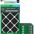 thumbnail image 1 of Filterbuy 20x30x1 MERV 8 (MPR 600) Odor Eliminator, Pleated HVAC AC Furnace Air Filters (6-Pack), 1 of 8
