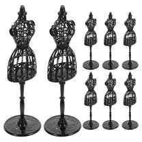 FELTECHELECTR 8Pcs Doll Dress Form Stand for Display and Storage in 8.25X2.55X2.55in