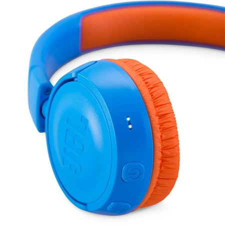 JBL - Kids On-Ear Wireless Headphones - Blue