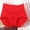 Red, variant on Elvqul High Waist Plus Panties for Women Black Underwear for Women Stretch Seamless Panties