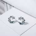 thumbnail image 5 of Korean Simple Fashion Fresh Personality Garland Cute Stud Earring Drip Oil Circle Crystal Flower Earrings Wholesale For Women, 5 of 6