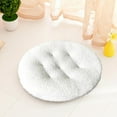 thumbnail image 6 of geerera Round Chair Cushion, Fluffy Plush Seat Pad, 18-Inch Stylish Floor Pillow Cushion for Home Office, 6 of 7