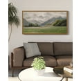 thumbnail image 7 of Drsoum 20x40in Natural Framed Landscape Vintage Large Canvas Wall Art Classical Prairie and Mountain Prints Farmhouse Kitchen Office Decor, 7 of 7