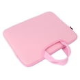 thumbnail image 2 of 13in Laptop Bag 360° Protection Smoother Zipper Pink Portable Scratch Resistant Notebook Handbag for Business TravellingPink, 2 of 14