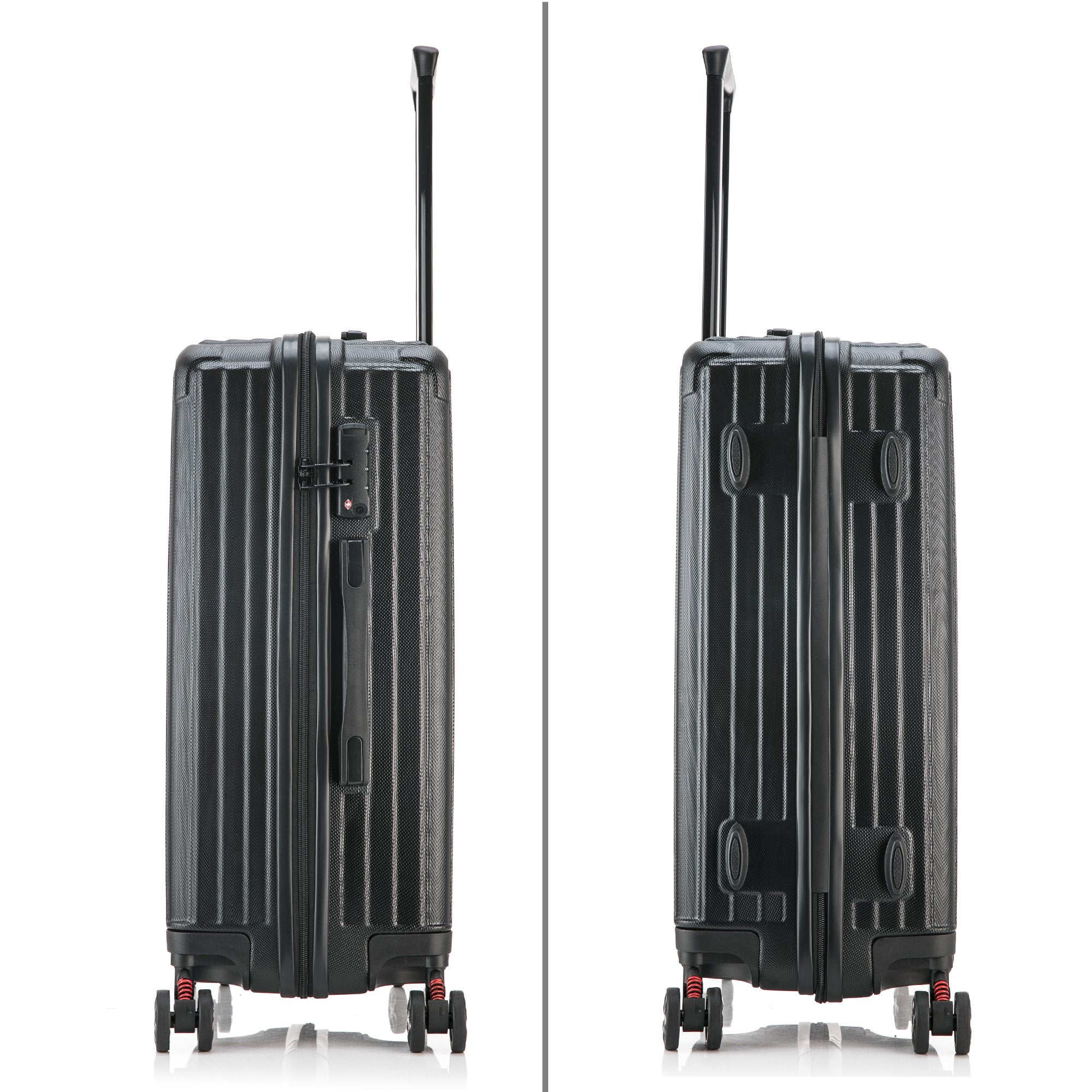 DUKAP STRATOS lightweight hardside spinner 24 inch Black