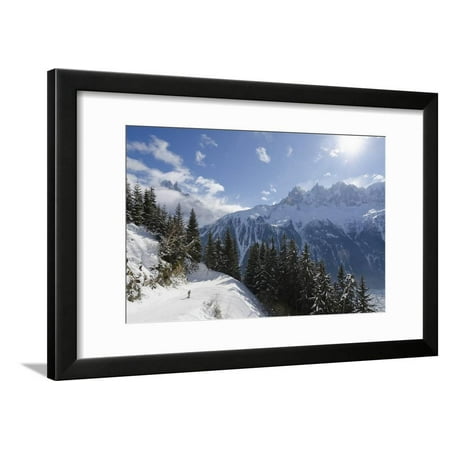Brevant Ski Area, Aiguilles De Chamonix, Chamonix, Haute-Savoie, French Alps, France, Europe Framed Print Wall Art By Christian (Best Ski Areas In Europe)