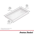 thumbnail image 5 of American Standard Bathing A8020T-RHO.020 Aspirations 60" X 32" Rectangular Shower Base -, 5 of 5
