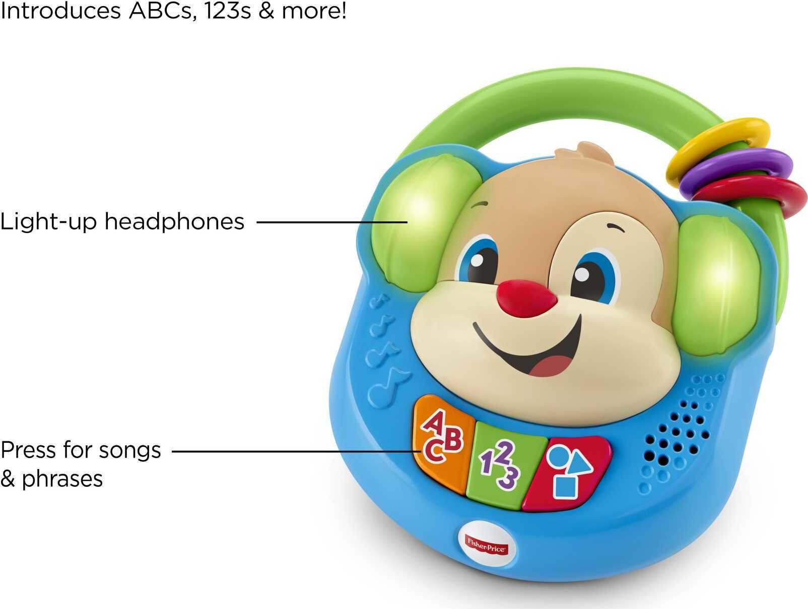 Fisher-Price Laugh & Learn Sing & Learn Music Player Baby & Toddler Toy Pretend Radio - image 4 of 7