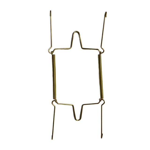 Soportes invisibles para platos, colgadores de pared para platos, alambre decorativo de acero inoxidable. 8 pulgadas