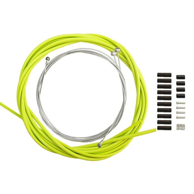 S SERENABLE Universal Bike er/Derailleur & Brake Cable Housing Set for Mountain, Road, Green