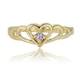 thumbnail image 2 of AVORA 10K Yellow Gold June Birthstone- Alexandrite Ring, Size 5  - Size 5, 2 of 5
