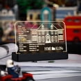 thumbnail image 6 of Kyglaring Glowing Clear Acrylic Name Plate with Power Base Designed for Lego Ideas Home Alone Exclusive 21330 Building Set Sign Display (Glowing nameplate), 6 of 9