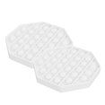 thumbnail image 1 of 2 uds octágono blanco empujar burbuja especial Pop sensorial juguete aliviar, 1 of 8
