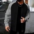 thumbnail image 2 of Lyrehush Track Jackets for Men Color Block Long Sleeve Sweatshirts Relaxed Fitted Zip up Sport Jacket, 2 of 5