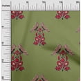 thumbnail image 1 of oneOone Cotton Flex Fabric Leaves|Bird & Floral Block Print Sewing Fabric BTY 40 Inch Wide, 1 of 4
