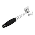 thumbnail image 2 of Stainless Steel Double-Sided Meat Tenderizer Mallet Heavy Duty Alloy Meat Pounder with Comfort Grip for Steak Beef Chicken BBQ Kitchen Tool 310g 220x60x30mm, 2 of 8