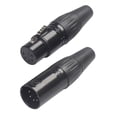 thumbnail image 3 of Conector XLR Soledad de audio 5 pines adaptador, 3 of 10
