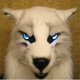 thumbnail image 4 of Cubierta facial de hombre lobo con ojos brillantes, orejas y mandíbulas móviles para fiesta de disfraces de Halloween, 4 of 4