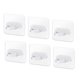 thumbnail image 1 of Naiovety Colgadores para bufandas de pared, 2kg, autoadhesivos, almacenamiento de ropa de cocina, ganchos transparentes, soportes de plástico, Almacenamiento y organización del hogar 6 piezas, 1 of 6