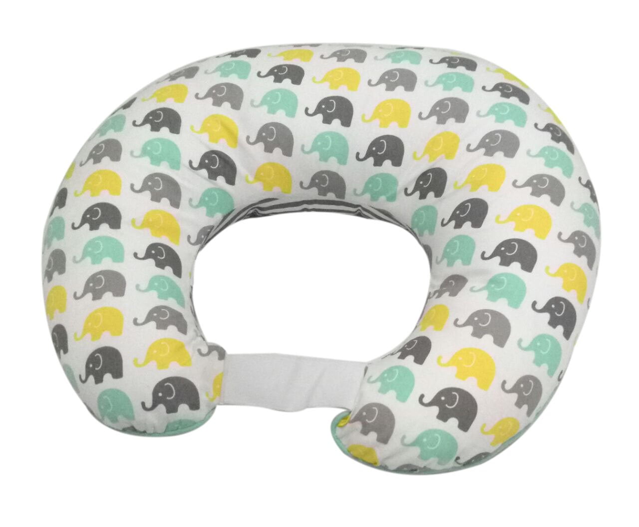 Blue Elephant Cover for The Peanut Shell Extra-Large Nursing Pillow