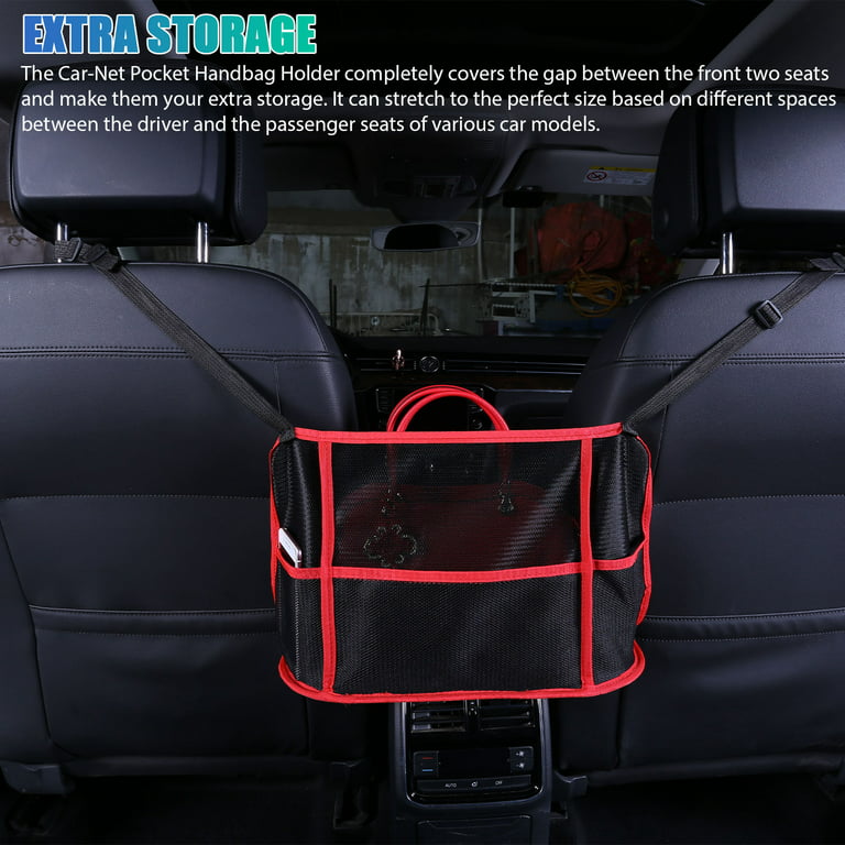 Car Mesh Organizer Seat Back Net Bag, TSV Car-Net Pocket Handbag