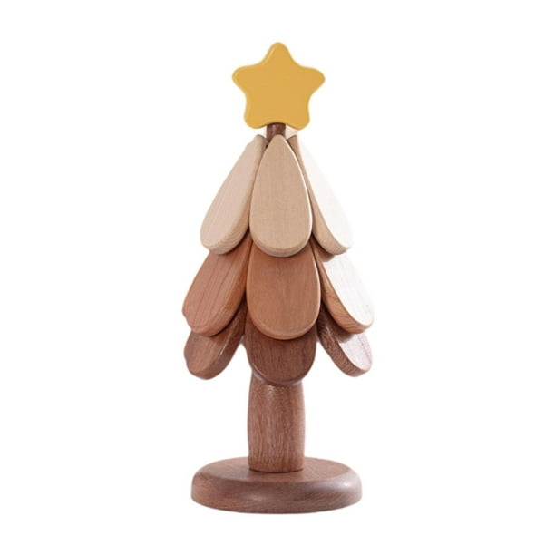 Árbol de Navidad plegable con aislamiento térmico y soporte para mesa de comedor. Estrella