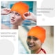 thumbnail image 4 of KAKOWELY 2 gorros de natación flexibles con protección para el cabello para hombres y mujeres, gorro de natación de pelo largo., 4 of 5