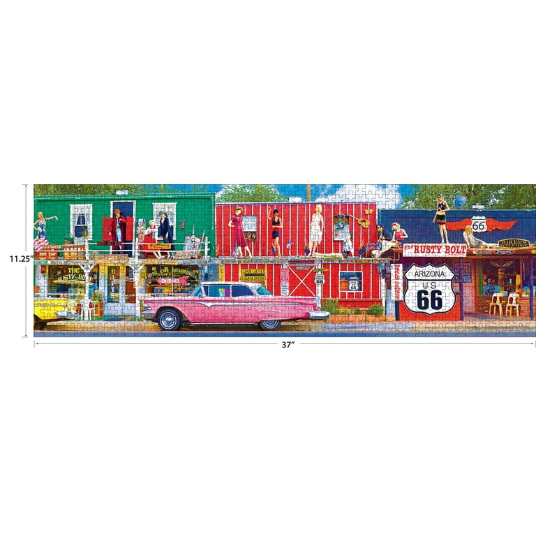 Kodak Panoramic 750-Piece Route 66 Jigsaw Puzzle for Adults