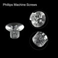 thumbnail image 4 of Unique Bargains M8x10mm Plastic Phillips Machine Screws, PC Flat Head Machine Bolts 10 Pack, 4 of 4