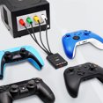 thumbnail image 2 of Apto para el convertidor inalámbrico del mando de Nintendo GameCube, el adaptador del mando NGC admite la conexión inalámbrica de 4 mandos, 2 of 8