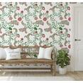 thumbnail image 5 of S4Sassy Peel & Stick Vinyl Wallpaper, Rustic Floral Vine Print Wallpaper Contact Paper Waterproof- White 25"x60",Removable Wall Covering for Home Decor in Living Areas, Renter Space, Cabinet, 5 of 9