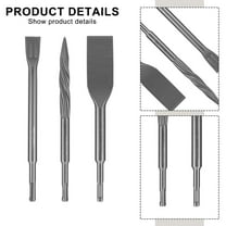 3pcs Electric hammer Chisel Set For Tile Concrete Stone Rotary Hammer Drill