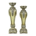 thumbnail image 1 of D'Lusso Designs Ivoria Design Two Piece Hurricane Candlestick Set, 1 of 2