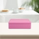 thumbnail image 3 of Caja de hojalata decorativa grande para guardar galletas, bocadillos y regalos en casa Contenedor de metal con tapa, ideal para organizar la cocina Rosa, 3 of 8