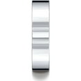thumbnail image 3 of Mens Platinum, 6.0mm Flat Comfort-Fit Wedding Band (sz 7.5), 3 of 3