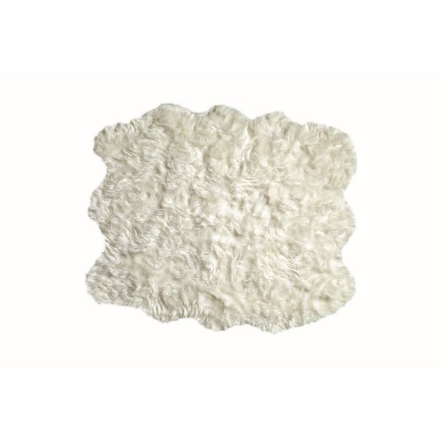 Luxe Gordon Faux Sheepskin Sexto Rug | 5'x6'