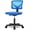 Blue, variant on Demi Bonn Office Desk Chair No Wheels, Ergonomic Executive Sled Base Mesh Computer Chairs, Comfy Arms, Lumbar Support, Orange