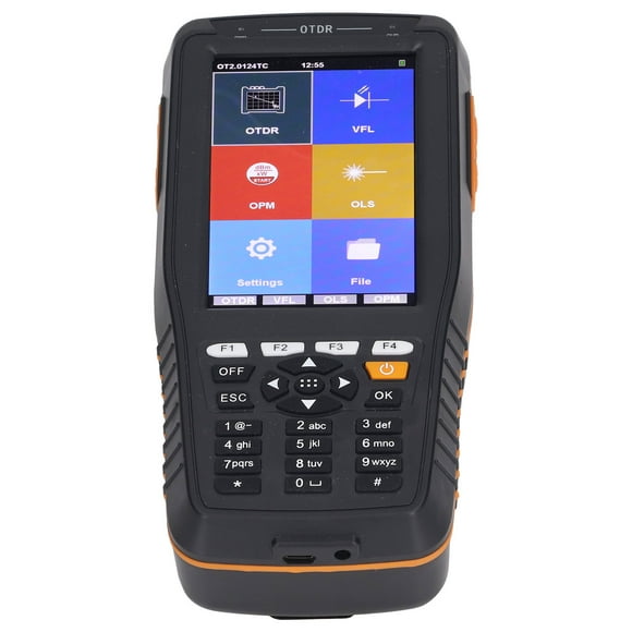 Portable Optic Tester, 4-in-1 OTDR Fiber Optical Power Meter with USB Data Interface, Wide Application