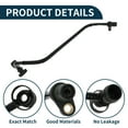 thumbnail image 4 of Manguera de radiador Unique Bargains para BMW 2015-2019 serie 3 No.11158645343 Manguera de refrigerante de goma negra 1 Pc, 4 of 6
