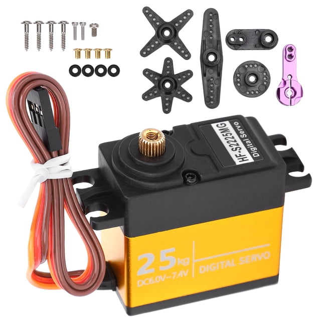 Servo Digital ANGGREK Servo De Dirección De Engranaje De Metal Alto Par Para Barco 1/8 RC