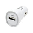thumbnail image 2 of Tripp Lite U280-001-C2 White USB Tablet / Phone Car Charger, 5V / 2.4A, 2 of 15
