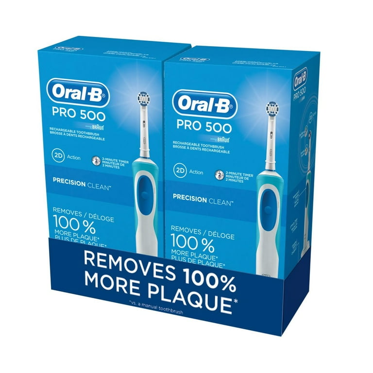 Pro 500 Series Electric Toothbrush Twin Pack